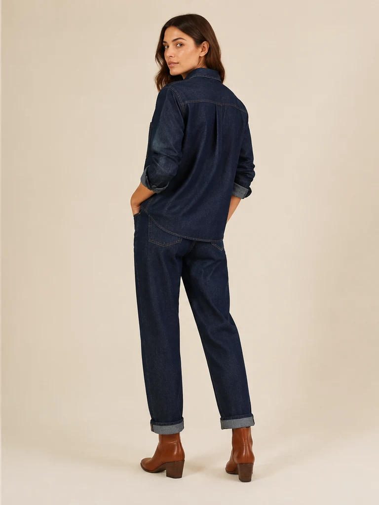Indigo Straight Jeans