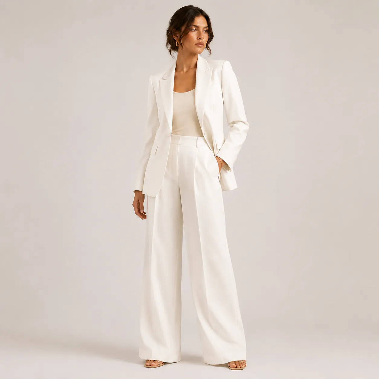 Ivory Tailored Blazer